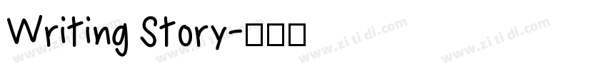Writing Story字体转换